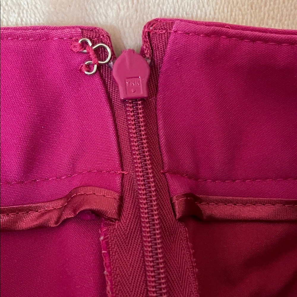 White House Black Market Perfect Form Ankle Pants 6R Fuchsia Classic Mid Rise - Picture 14 of 14